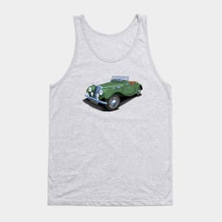 1954 MG TF sports car in almond green Tank Top